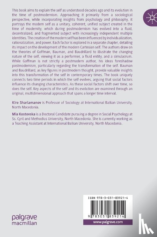 Sharlamanov, Kire, Kostovska, Mia - The Modern Construction and Postmodern Deconstruction of Self