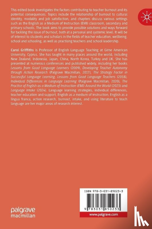  - Teacher Burnout from a Complex Systems Perspective