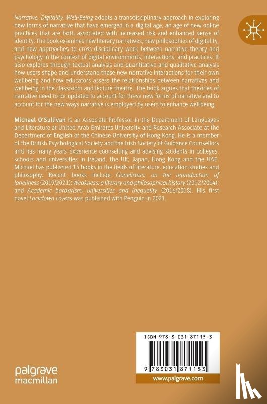 O’Sullivan, Michael - Narrative, Digitality, Well-Being