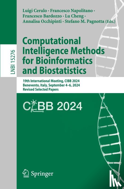  - Computational Intelligence Methods for Bioinformatics and Biostatistics