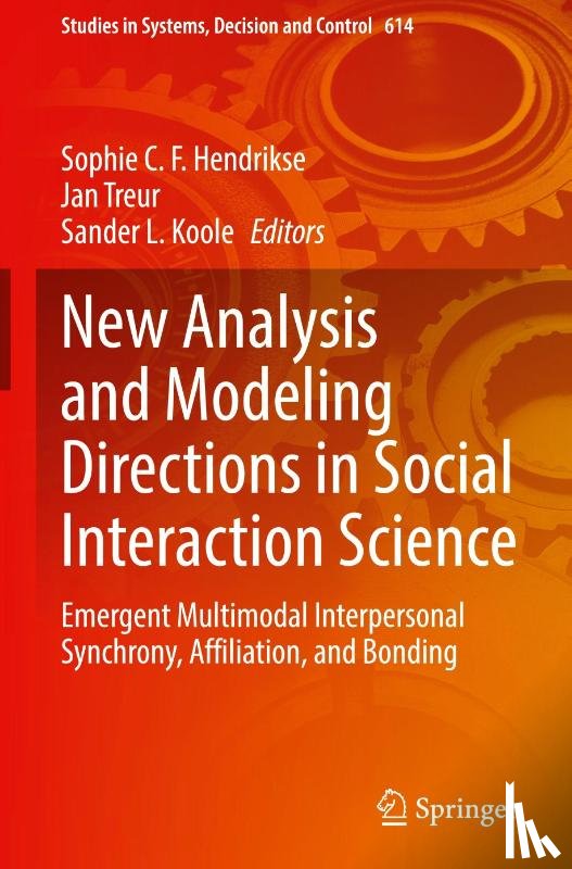  - New Analysis and Modeling Directions in Social Interaction Science