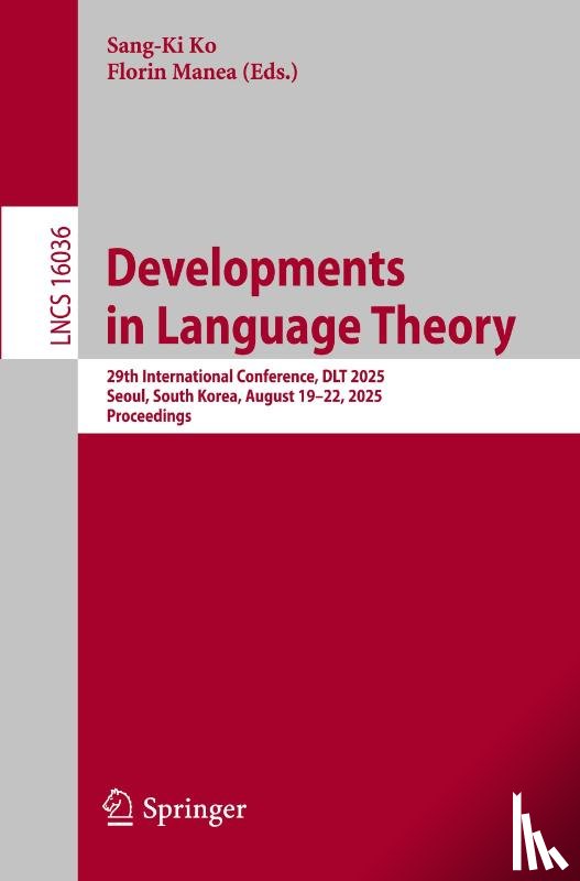  - Developments in Language Theory
