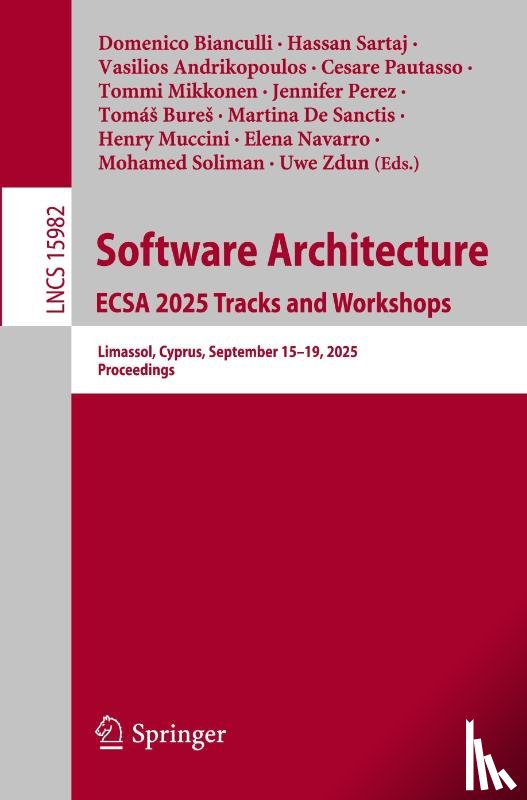  - Software Architecture. ECSA 2025 Tracks and Workshops