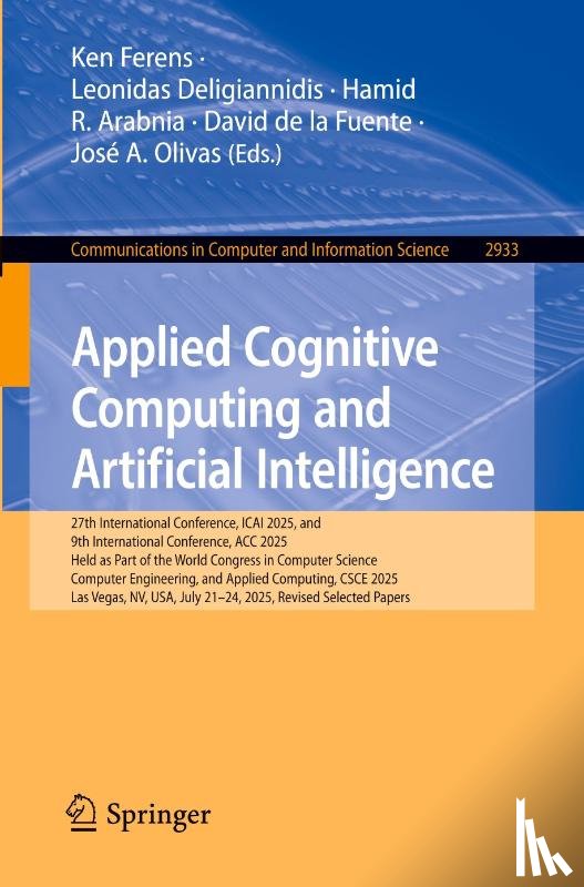  - Applied Cognitive Computing and Artificial Intelligence