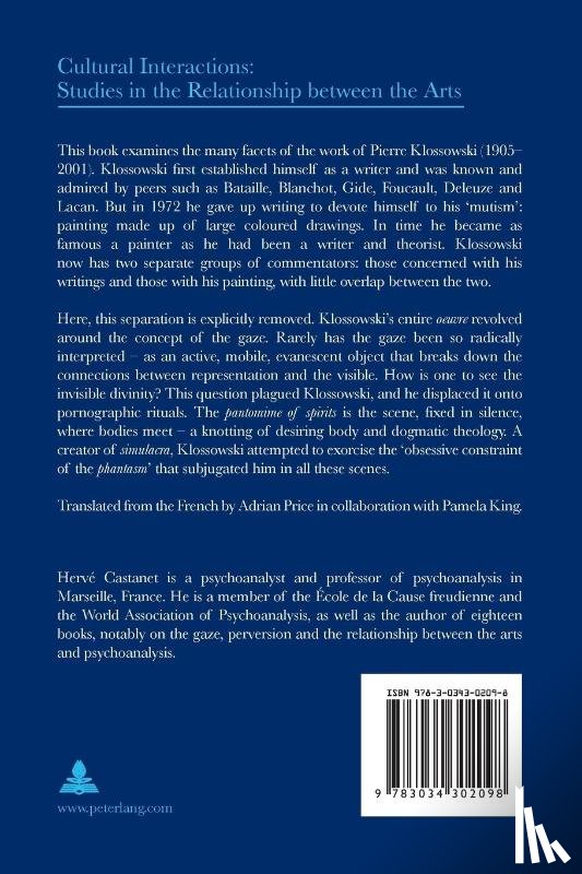 Castanet, Herve - Pierre Klossowski