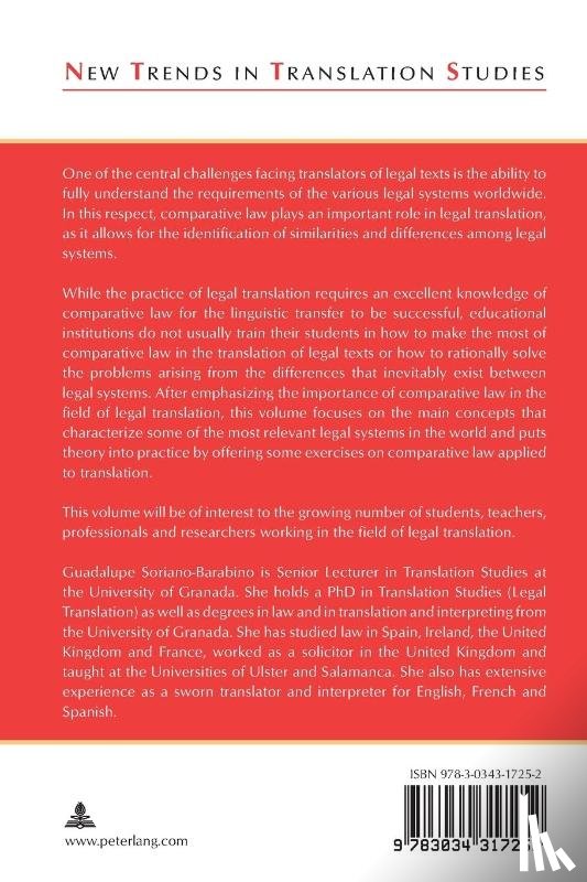 Soriano-Barabino, Guadalupe - Comparative Law for Legal Translators