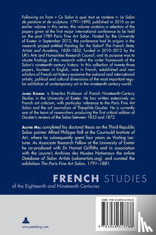  - The Paris Fine Art Salon/Le Salon, 1791–1881