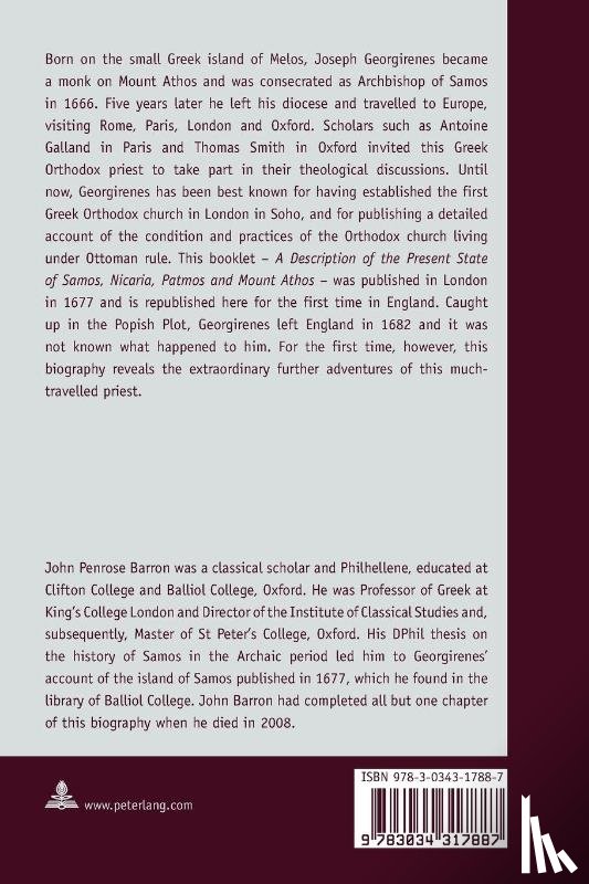 Barron, John Penrose - From Samos to Soho