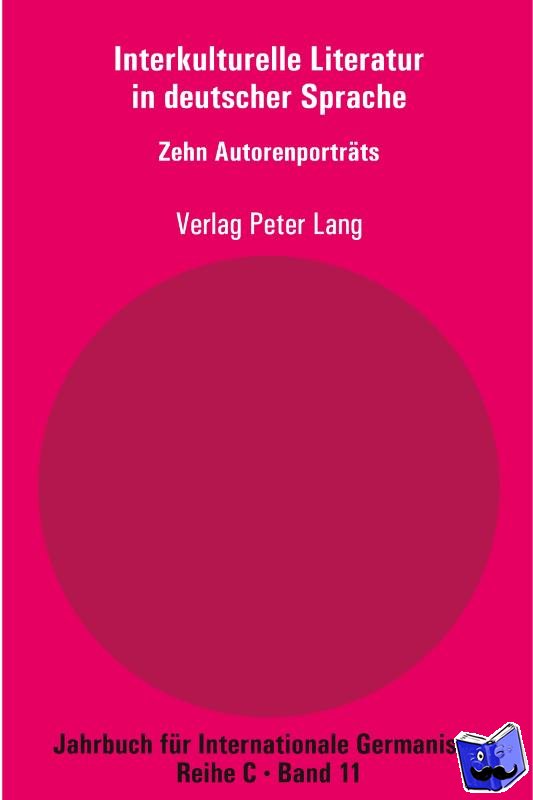  - Interkulturelle Literatur in deutscher Sprache