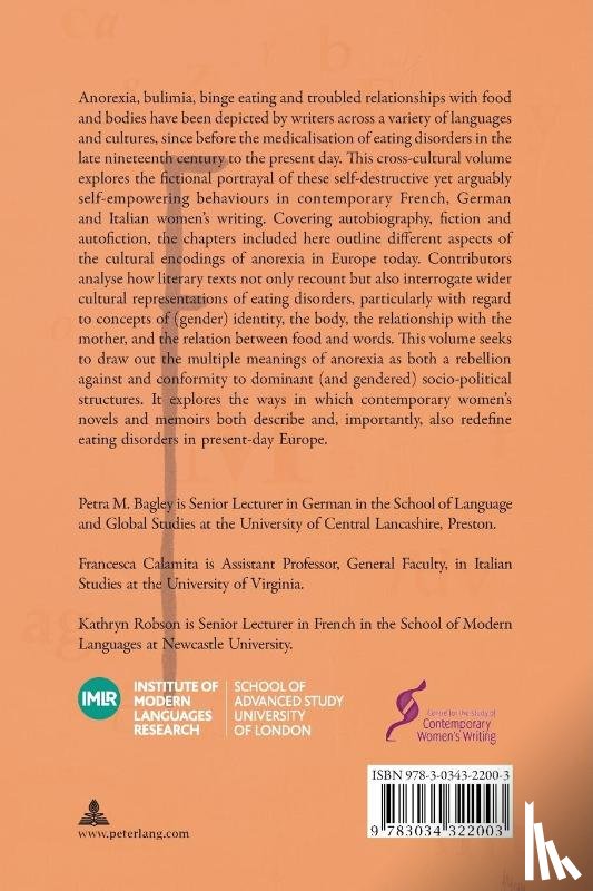  - Starvation, Food Obsession and Identity