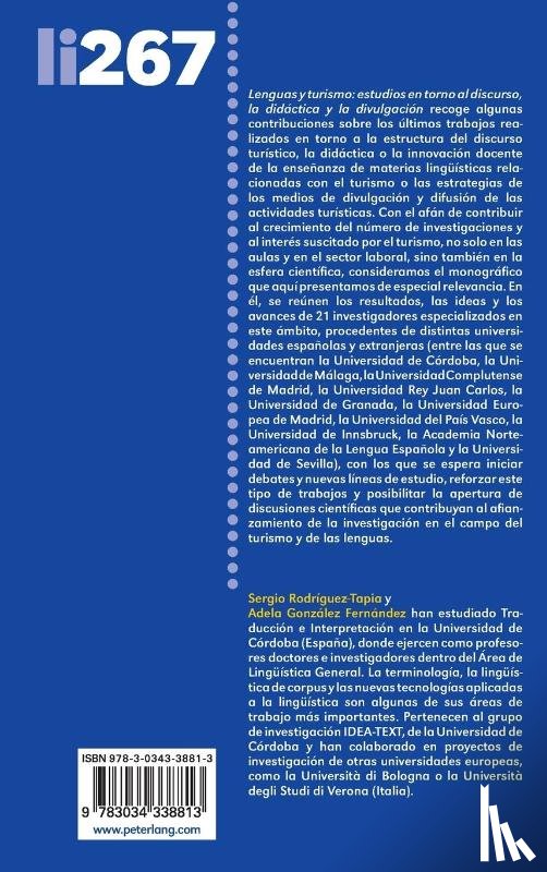  - Lenguas y turismo