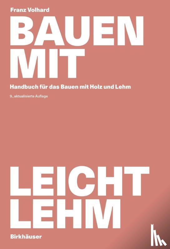 Volhard, Franz - Bauen mit Leichtlehm