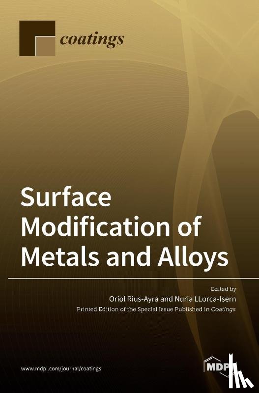 Llorca-Isern, Nuria - Surface Modification of Metals and Alloys