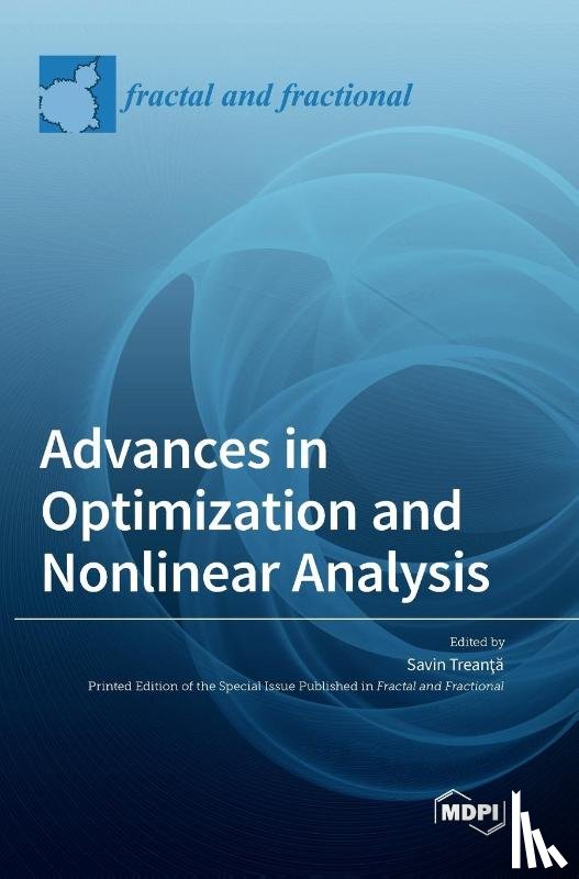  - Advances in Optimization and Nonlinear Analysis