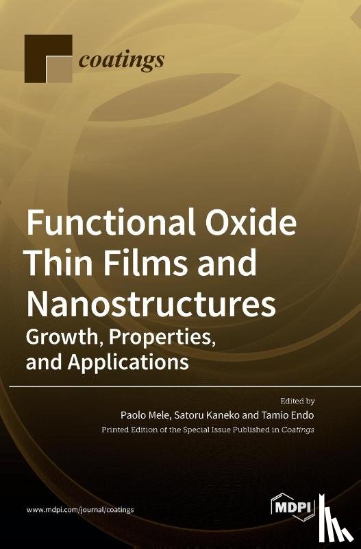Mele, Paolo - Functional Oxide Thin Films and Nanostructures