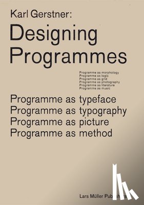 Gerstner, Karl - Designing Programmes