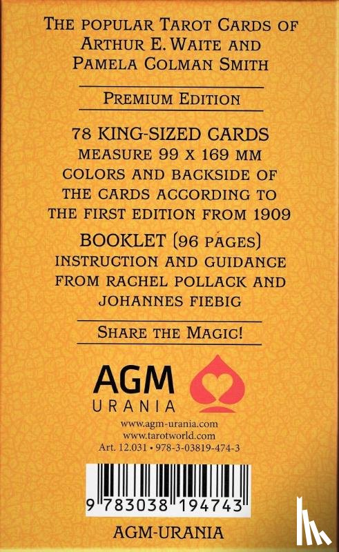 Waite, Arthur Edward - Premium Tarot of A.E.Waite - GB, englische Ausg.