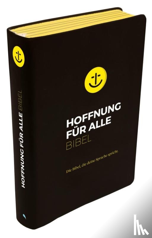  - Hoffnung für alle. Die Bibel - "Black Hope Edition" Großformat mit Loch-Stanzung