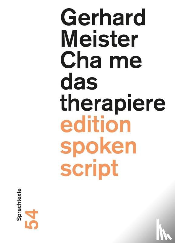 Meister, Gerhard - Cha me das therapiere
