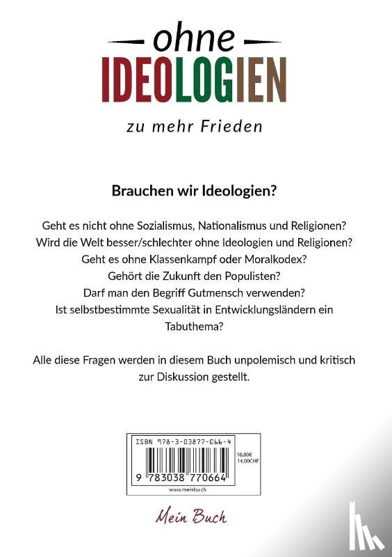 Schircks, Bernhard - ohne Ideologien