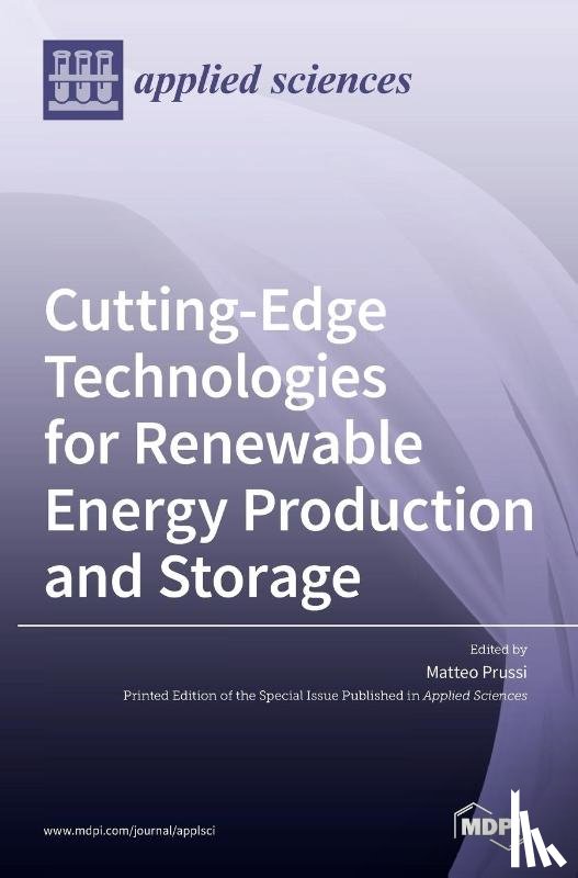 Prussi, Matteo - Cutting-Edge Technologies for Renewable Energy Production and Storage