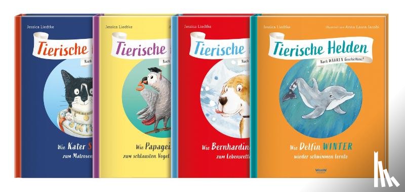 Liedtke, Jessica - Tierische Helden: Paket (Bd. 1-4)