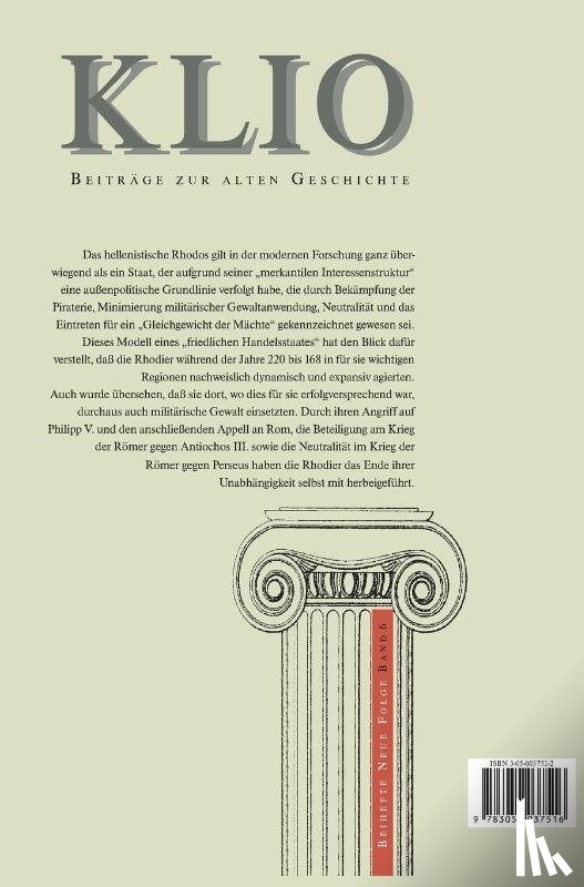 Wiemer, Hans-Ulrich - Krieg, Handel Und Piraterie