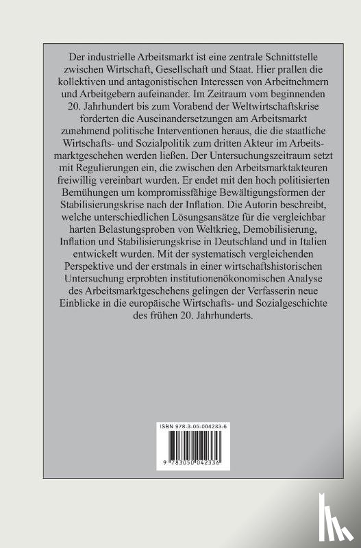 Tilly, Stephanie - Arbeit - Macht - Markt. Industrieller Arbeitsmarkt 1900-1929
