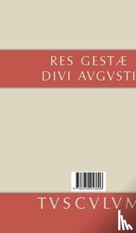 Augustus - Meine Taten - Res gestae divi Augusti