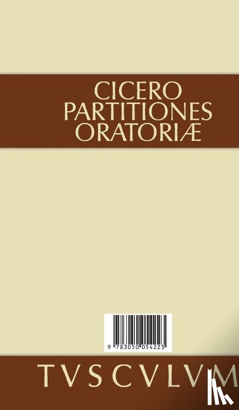 Cicero, Marcus Tullius - Rhetorik in Frage und Antwort / Partitiones oratoriae