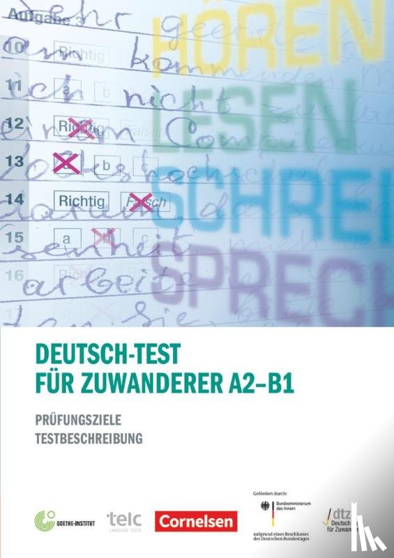 Perlmann-Balme, Michaela, Plassmann, Sybille, Zeidler, Beate - Deutsch-Test fur Zuwanderer A2 - B1 - Prufungsziele, Testbeschreibun