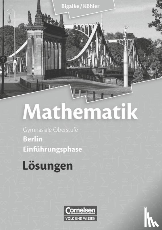 Bigalke, Anton, Kuschnerow, Horst, Köhler, Norbert, Ledworuski, Gabriele - Mathematik Sekundarstufe II Einführungsphase. Lösungen zum Schülerbuch Berlin