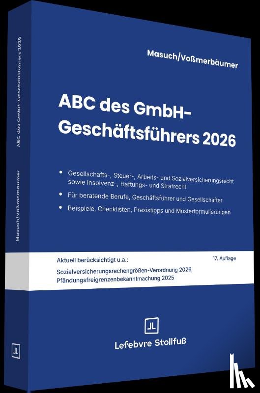 Masuch, Andreas, Voßmerbäumer, Jan - ABC des GmbH-Geschäftsführers 2026