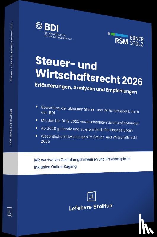  - Steuer- und Wirtschaftsrecht 2026