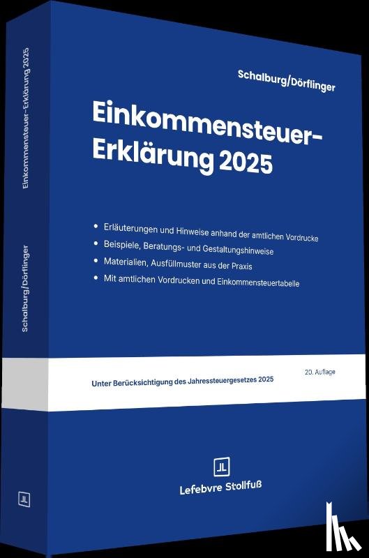 Schalburg, Martin, Dörflinger, Nina - Einkommensteuer-Erklärung 2025