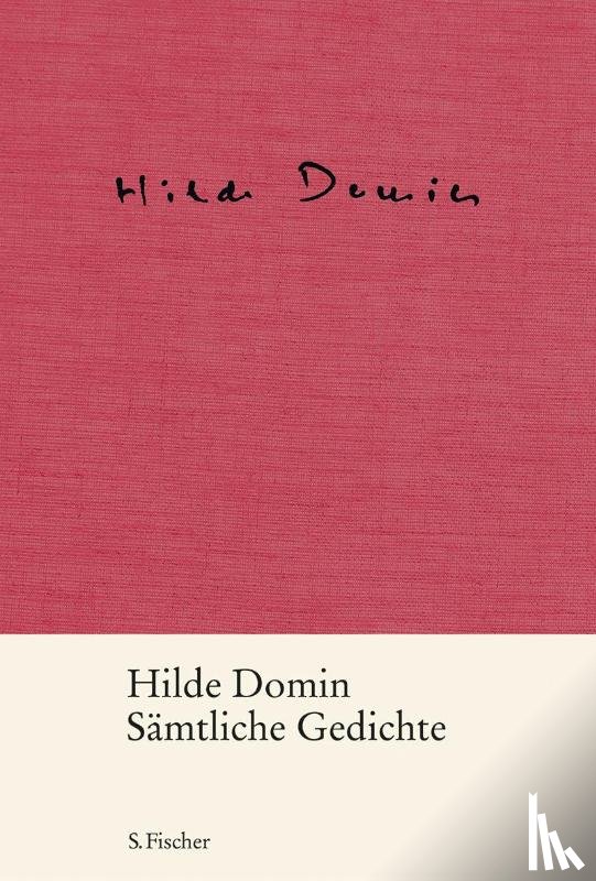 Domin, Hilde - Sämtliche Gedichte