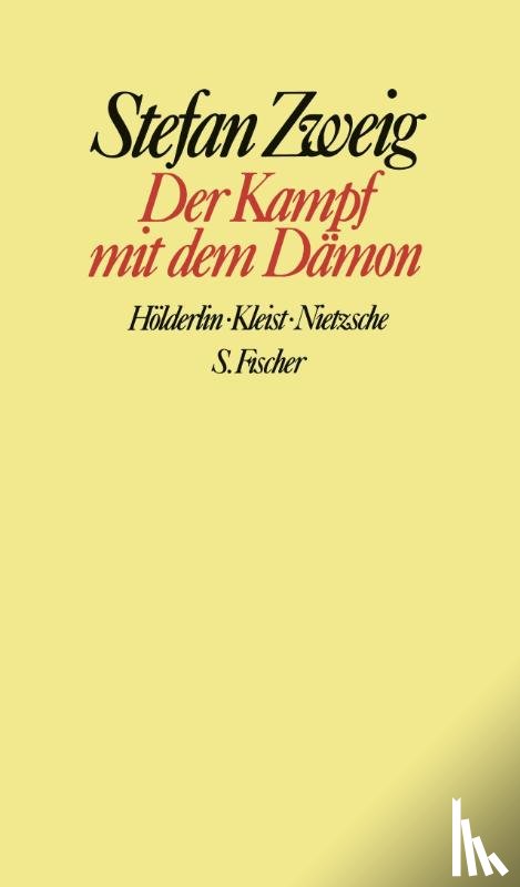 Zweig, Stefan - Der Kampf mit dem Dämon