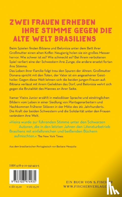 Vieira Junior, Itamar - Die Stimme meiner Schwester