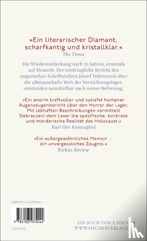 Debreczeni, József - Kaltes Krematorium