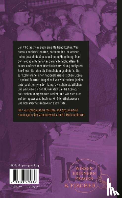 Barbian, Jan-Pieter - Literaturpolitik im NS-Staat