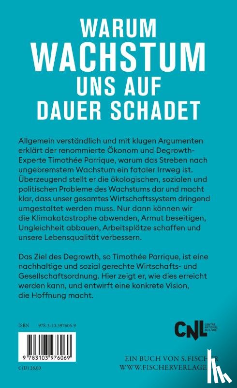Parrique, Timothée - Wachstum bremsen oder untergehen
