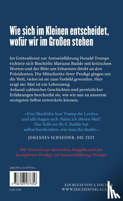 Budde, Mariann Edgar - Mutig sein