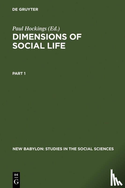  - Dimensions of Social Life