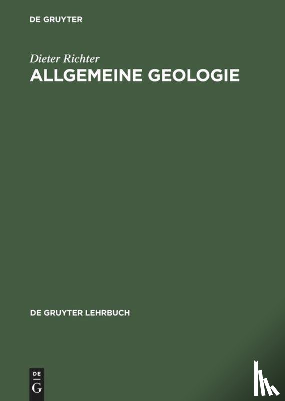 Richter, Dieter - Allgemeine Geologie