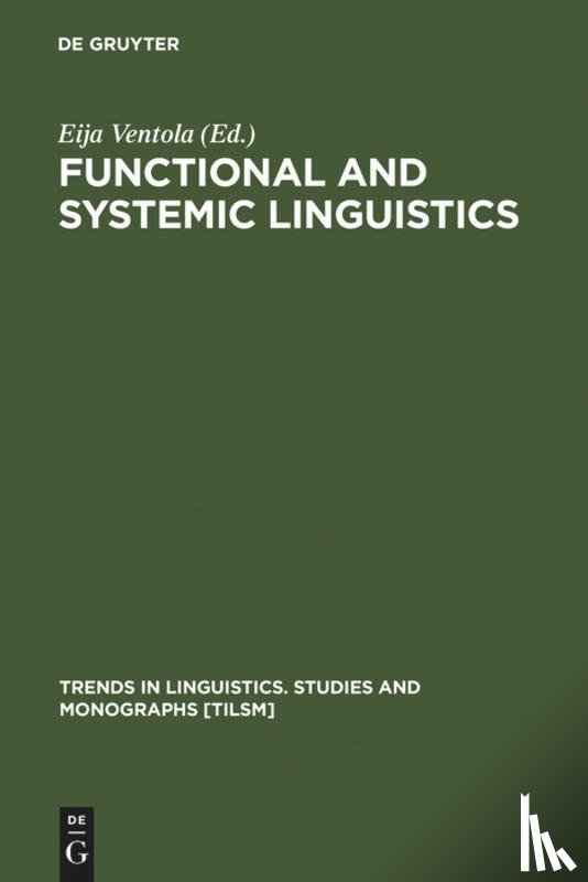  - Functional and Systemic Linguistics