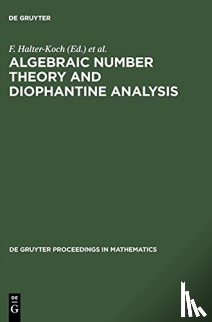  - Algebraic Number Theory and Diophantine Analysis