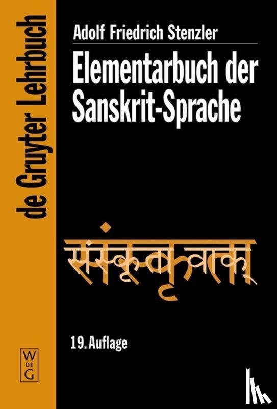 Stenzler, Adolf Friedrich - Elementarbuch der Sanskrit-Sprache