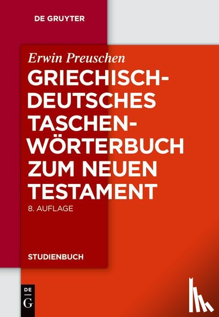 Preuschen, Erwin - Griechisch - deutsches Taschenwörterbuch zum Neuen Testament