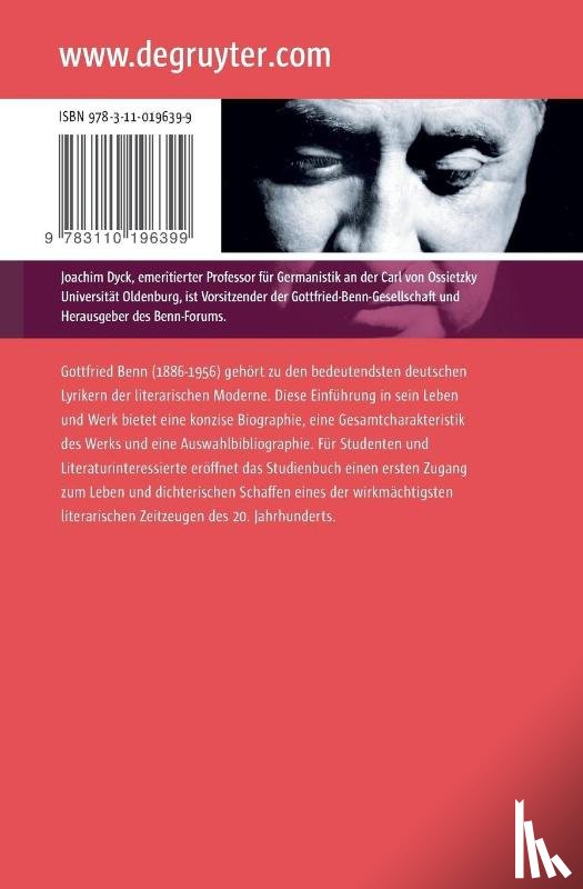 Dyck, Joachim - Gottfried Benn
