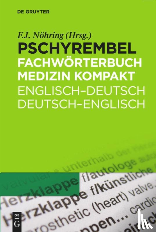  - Pschyrembel® Fachwtb. Medizin kompakt. Englisch-Deutsch/Deutsch-Englisch